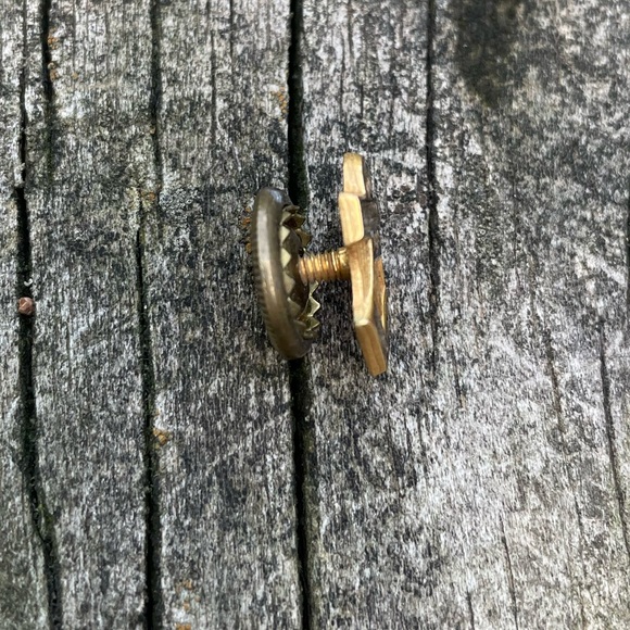 Vintage 60s Sertoma International Lapel Pin Tie Tac Gold Filled - Picture 2 of 7